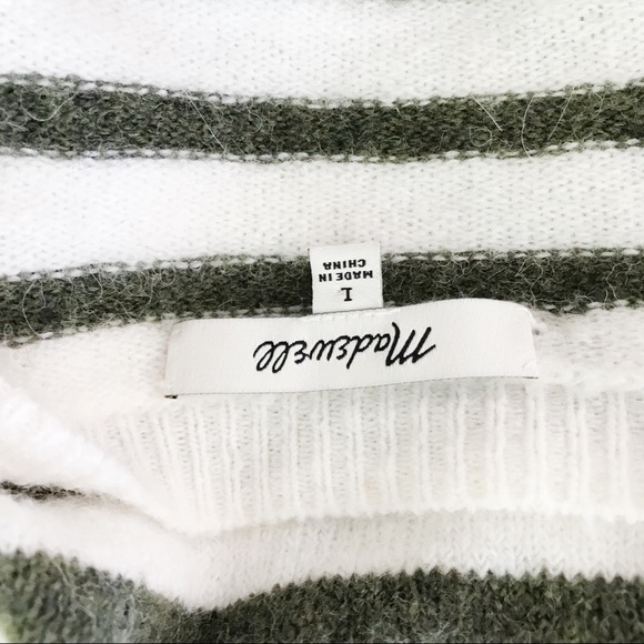 New Madewell Wrap-Front Sweater in Elthorne Stripe - Picture 10 of 12